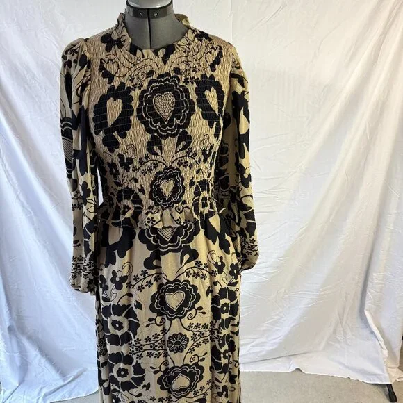 Sea New York Silk Long Dres - Picture 1 of 7